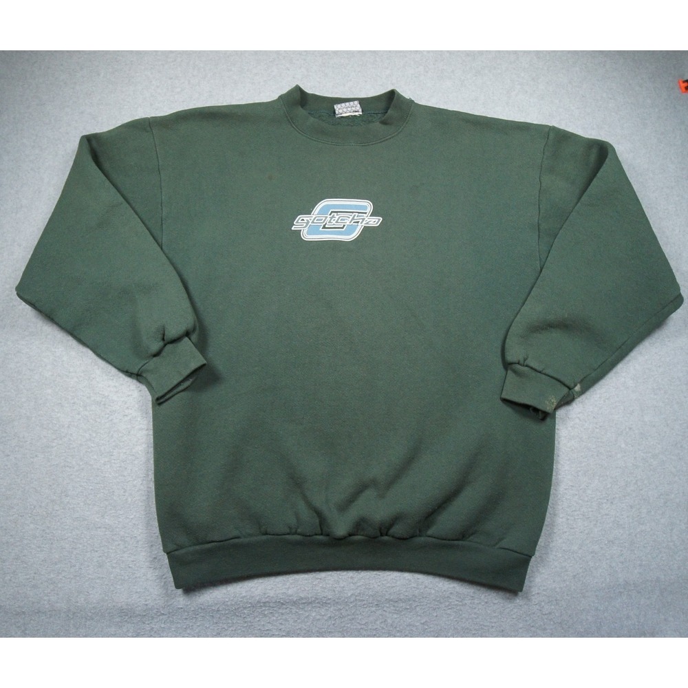 Vintage Gotcha Sweatshirt Mens Large Green Crewneck Surf Skate Hawaii 90s Y2K